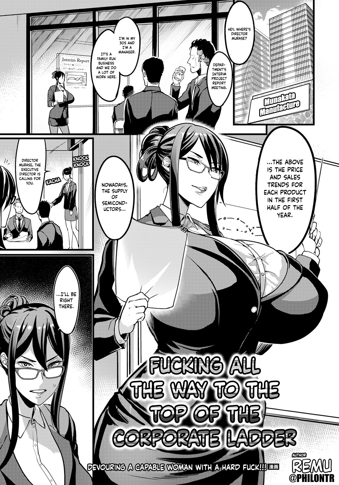 Hentai Manga Comic-Fucking All the Way to the Top of the Corporate Ladder-Read-1